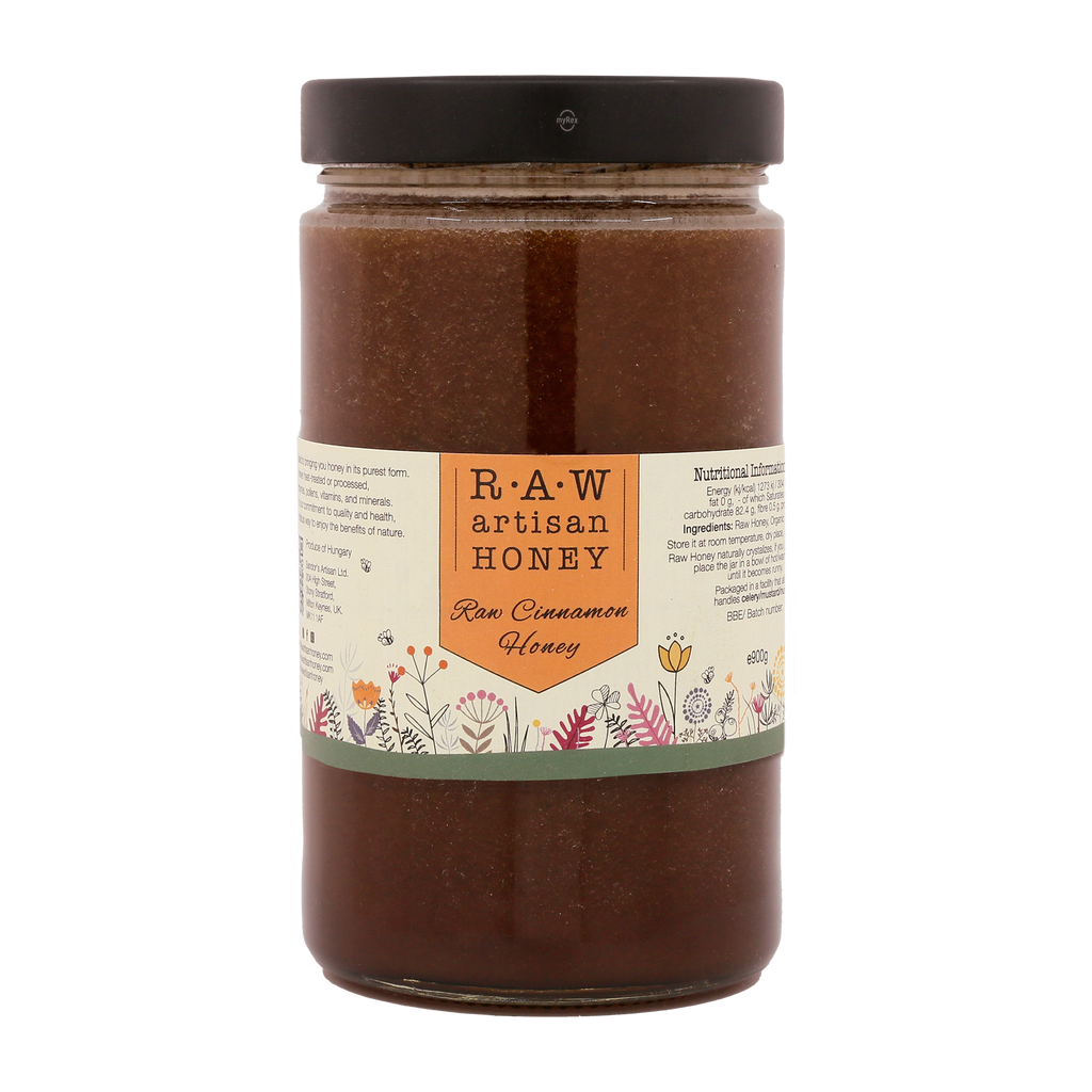 Cinnamon Infused Raw Honey