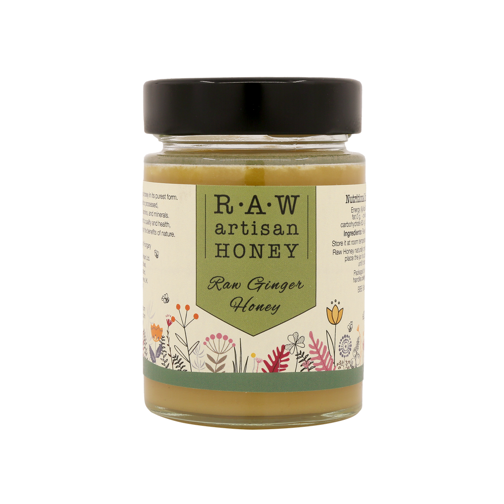 Ginger Infused Raw Honey