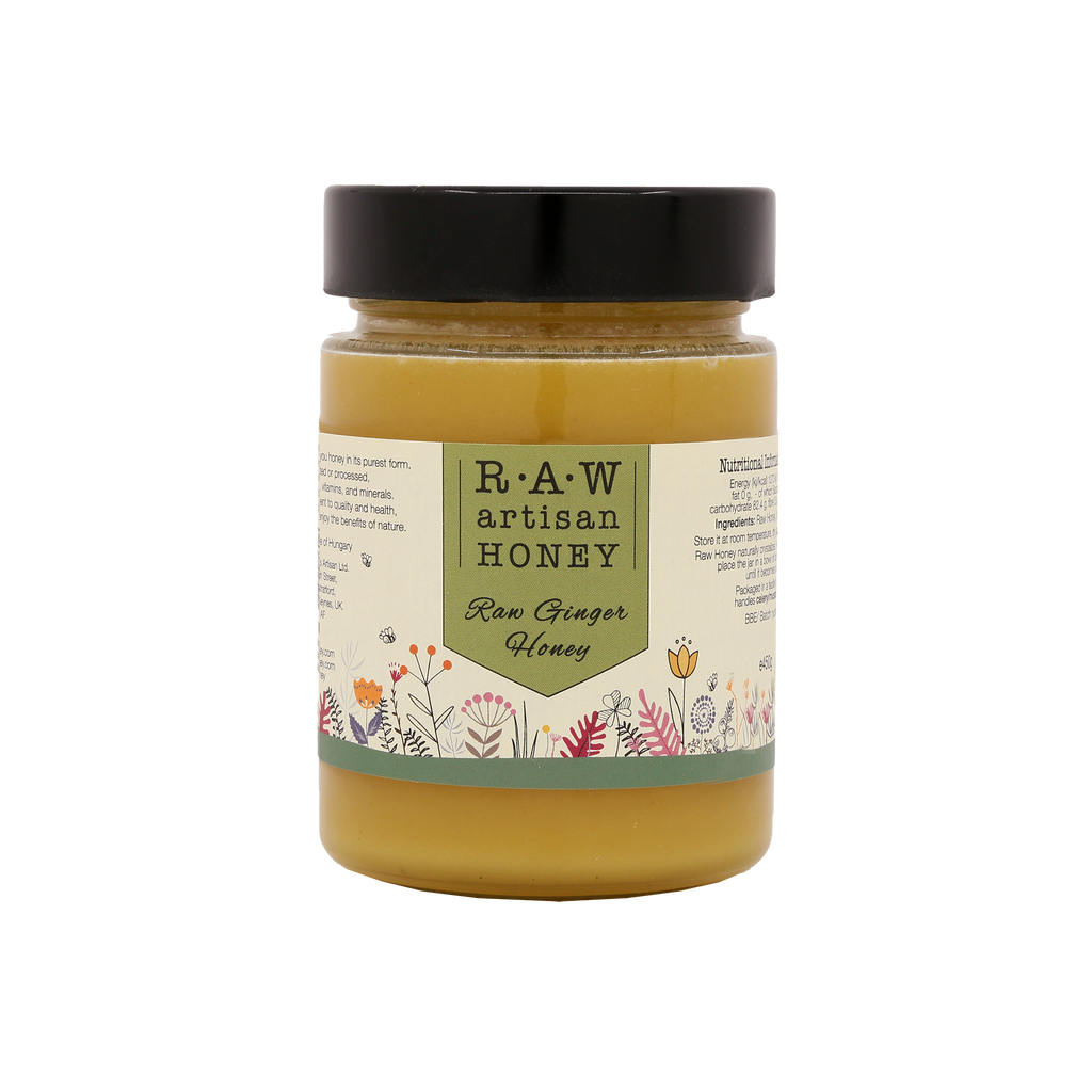 Ginger Infused Raw Honey