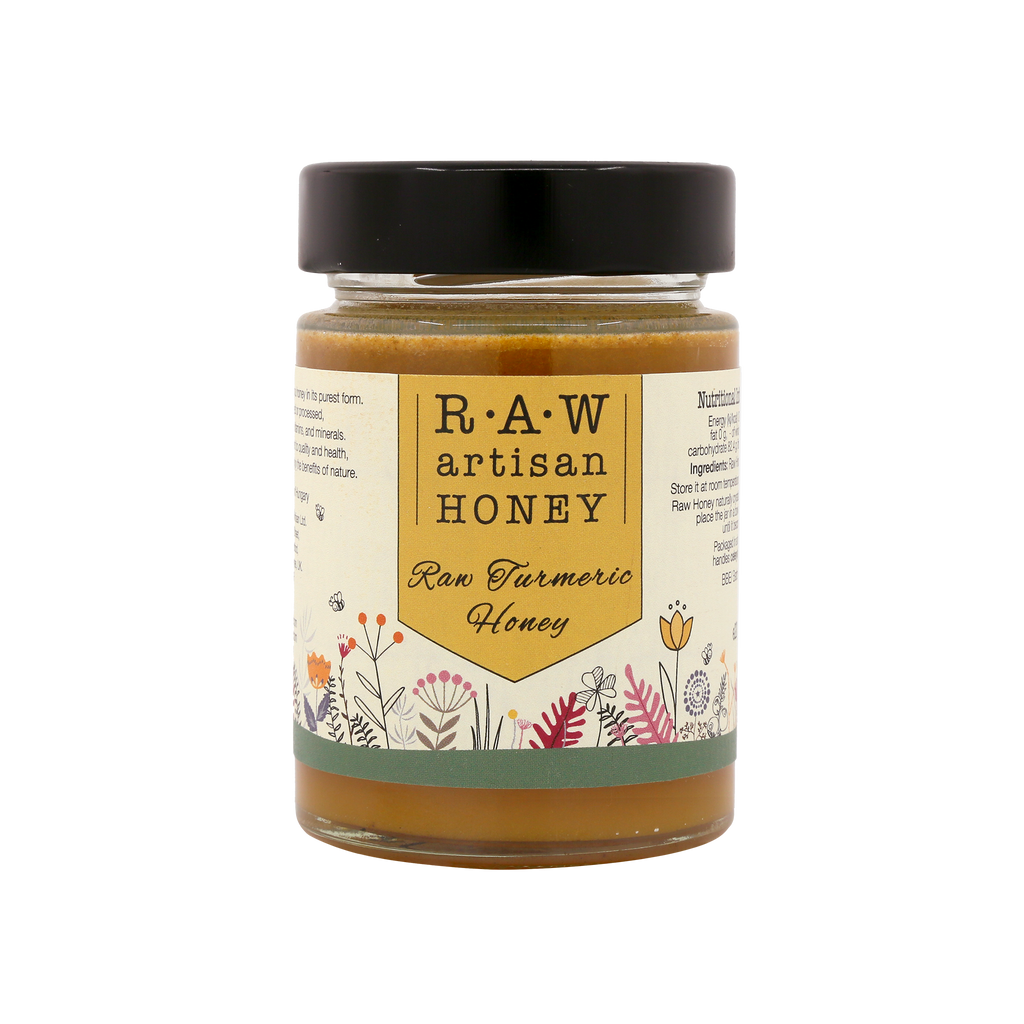 Turmeric Infused Raw Honey