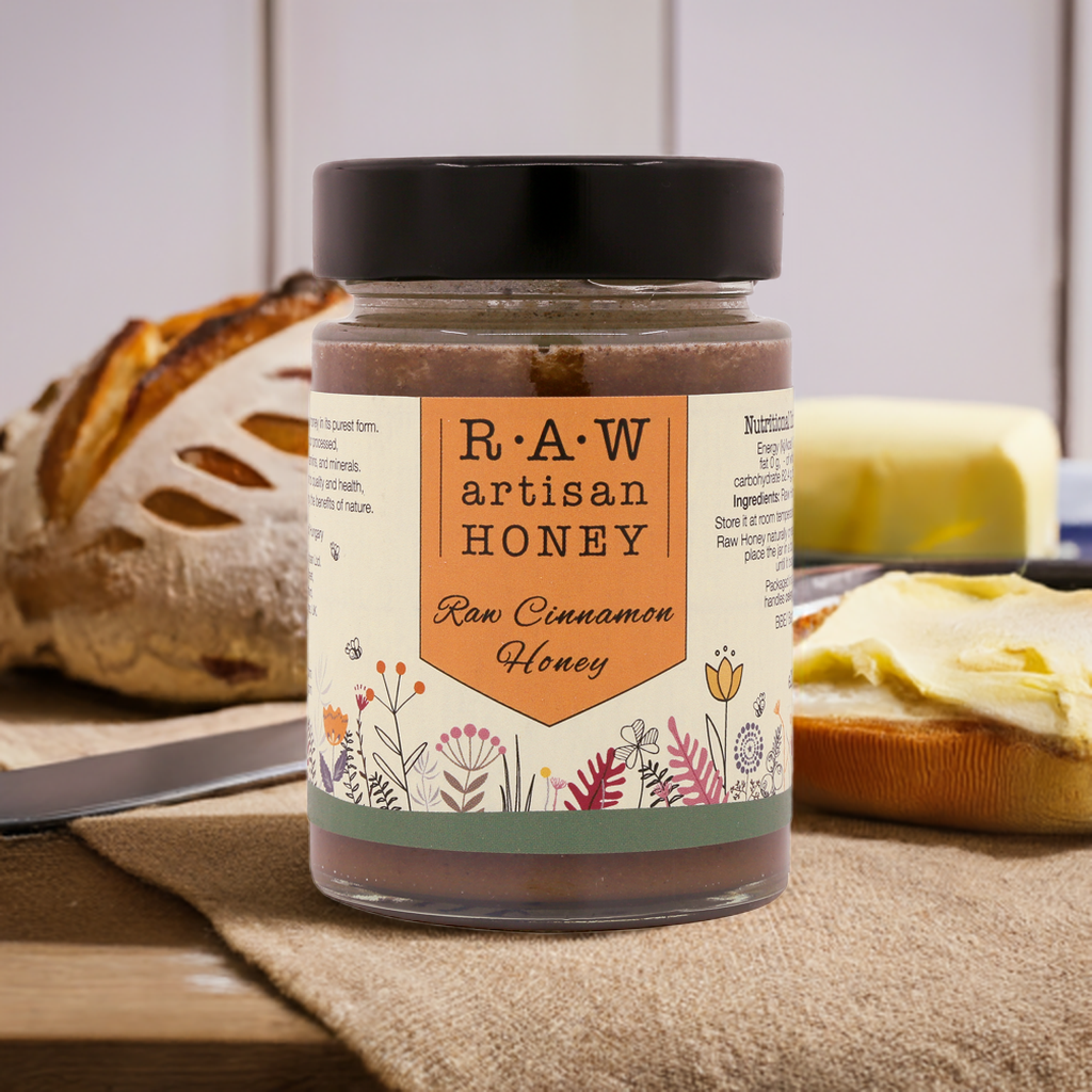 Cinnamon Infused Raw Honey